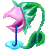 Visit my Audrey II in Flowergame!